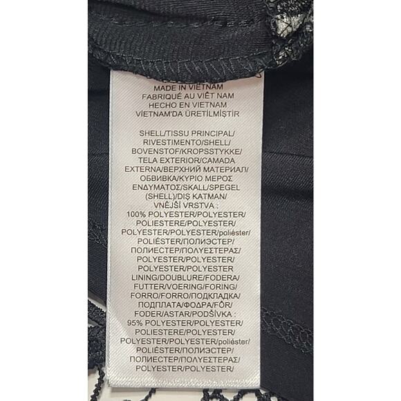 Lauren Ralph Lauren dress women's size 14 black floral lace Sleeveless sheath - Picture 9 of 9